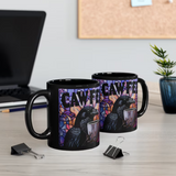 Crow Cawfee Mug, Crow Mug