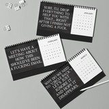 Funny 2025 Desk Calendar Office Work Humor