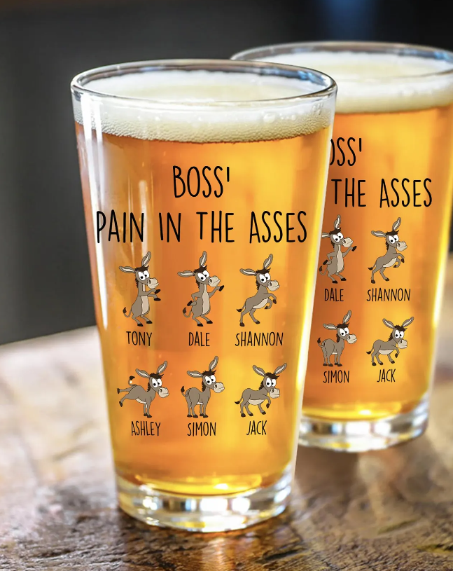 Funny Boss Mug, Donkey Boss Pain in the