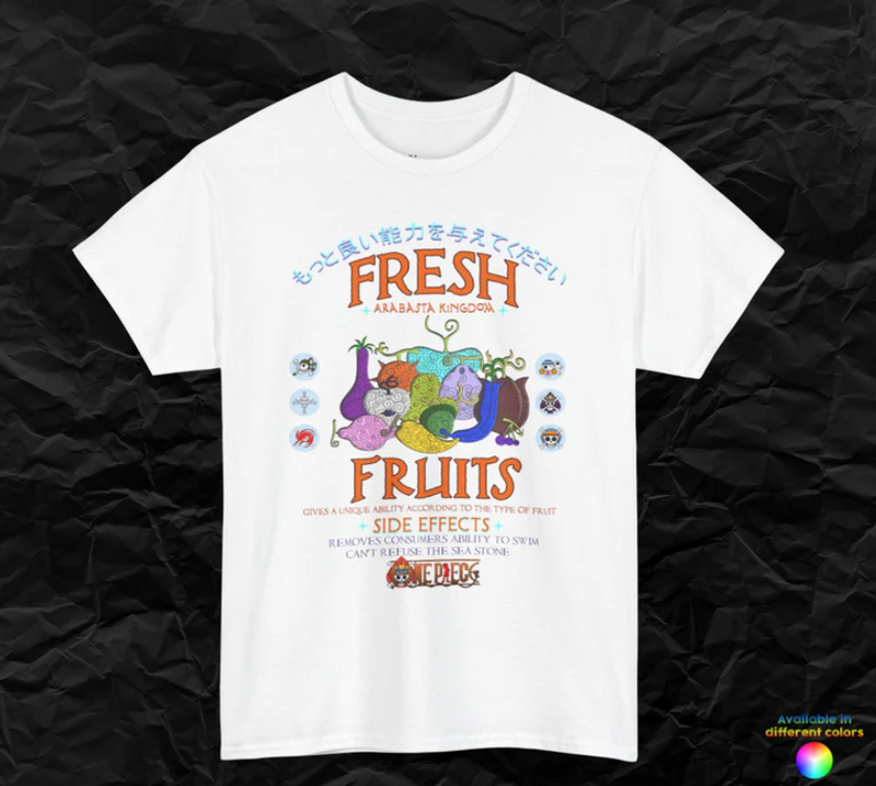 Devil Fruits t-shirt - poster-like anime