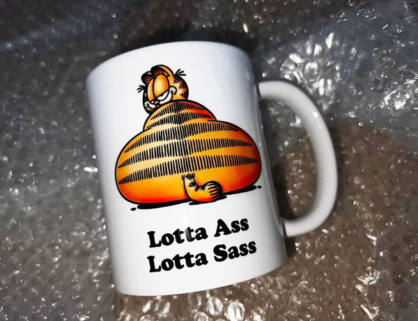 Garfield Lotta Ass Lotta Sass Mug