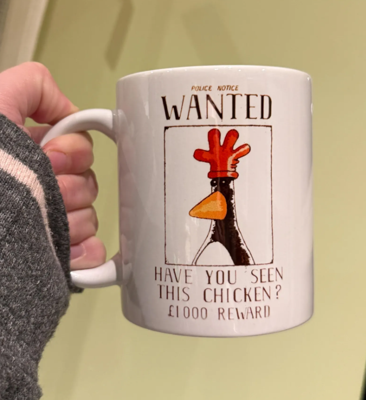 Feathers McGraw Wallace & Gromit Mug