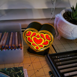 Legend of Zelda Heart Container Lamp