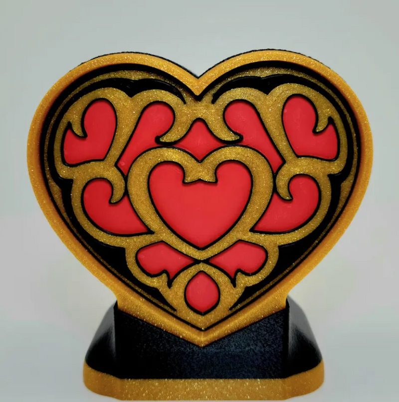 Legend of Zelda Heart Container Lamp