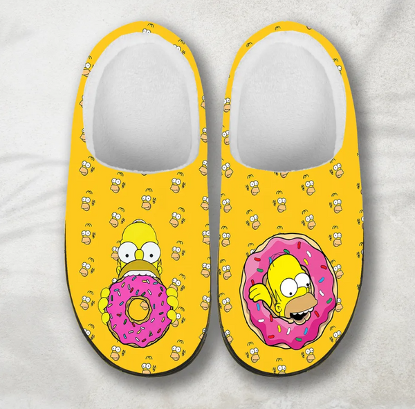 The Simpsons Cozy Unisex Winter Slippers