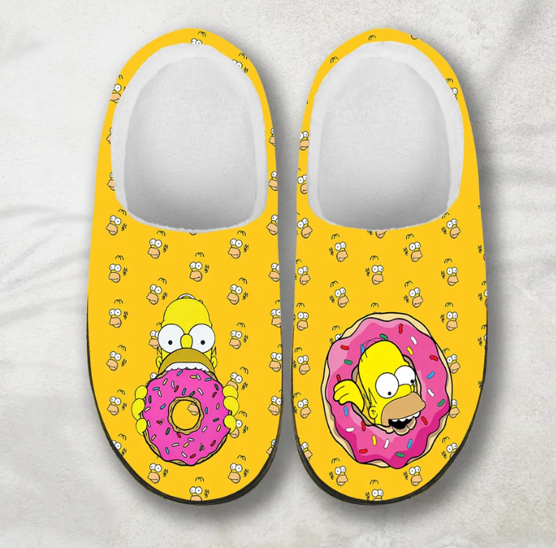 The Simpsons Cozy Unisex Winter Slippers