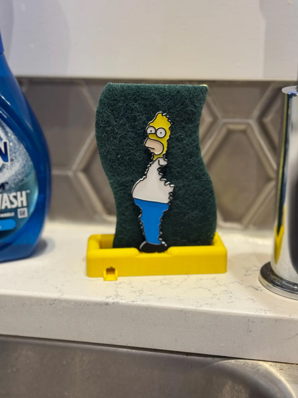 Quirky Homer Simpson Meme Sponge Holder