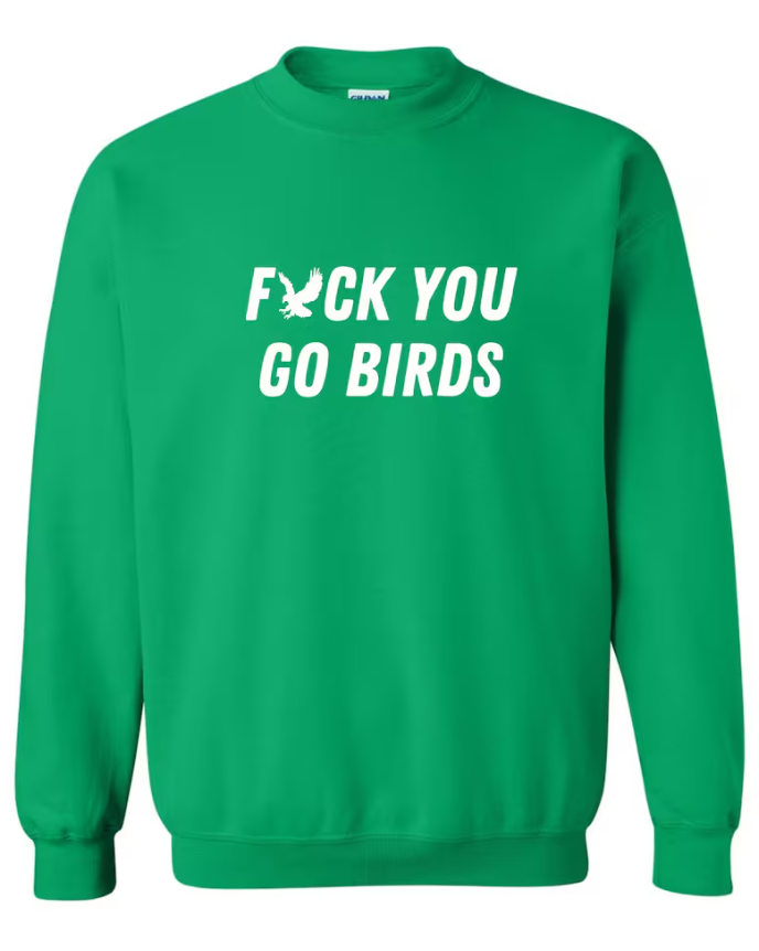 Go Birds Philadelphia Eagles Crewneck Sweatshirt