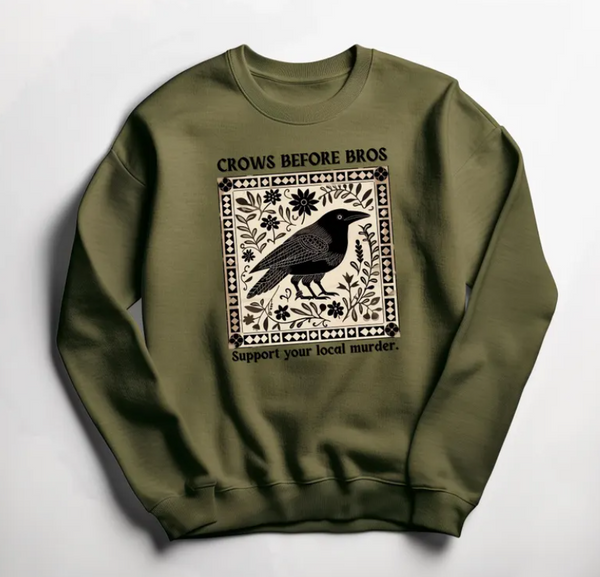 Crows Before Bros Sweater