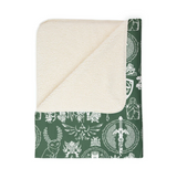 Tears of the Kingdom Sherpa Blanket, Green, Fleece