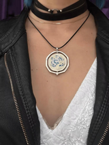 Arcane Inspired Necklace | Blue Rose