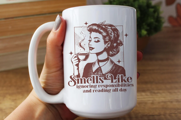 Funny Bookish Mug, Light Academia