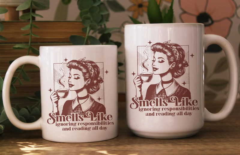 Funny Bookish Mug, Light Academia