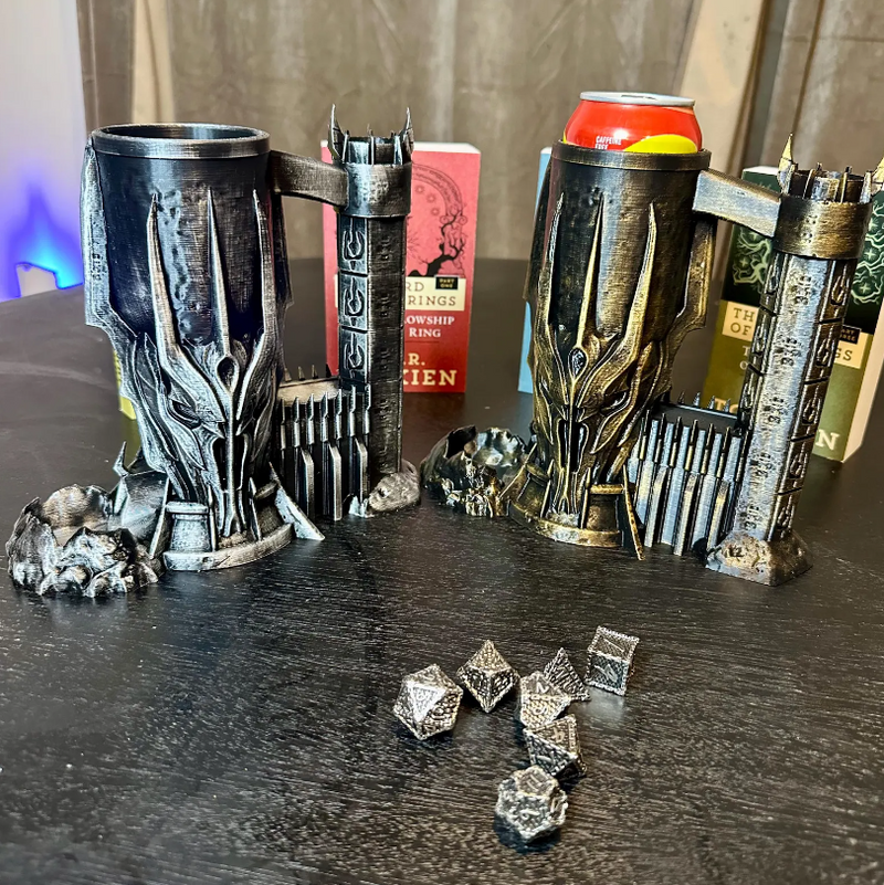 inspired Dice Tower and Can Koozie