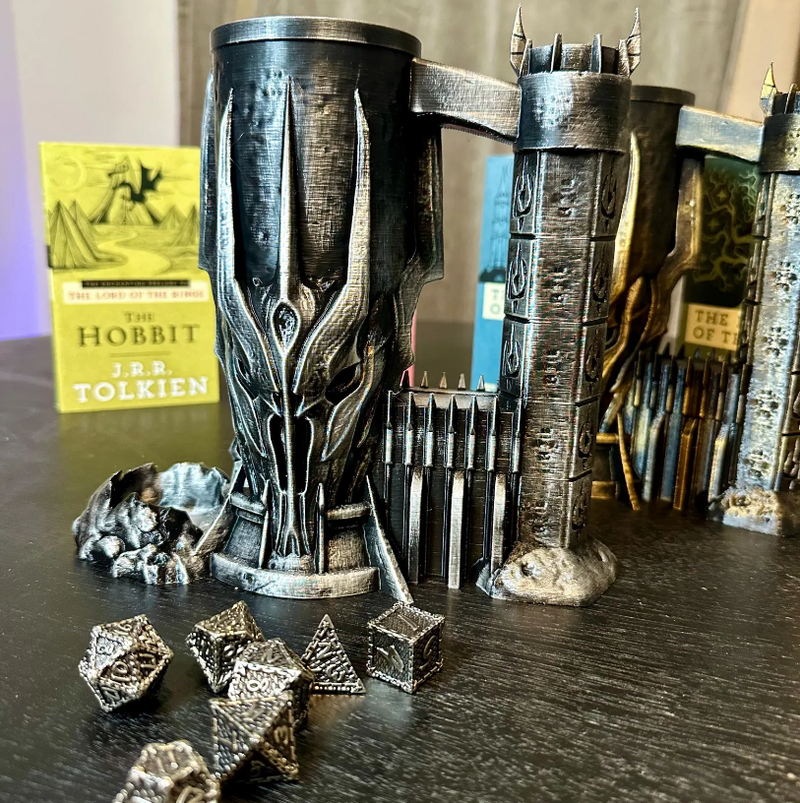 inspired Dice Tower and Can Koozie