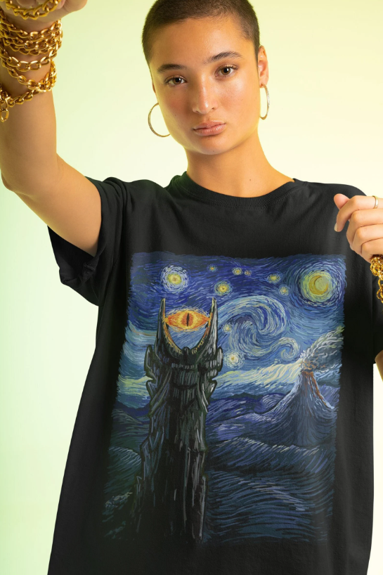 Vintage Van Gogh Shirt Womens & Mens