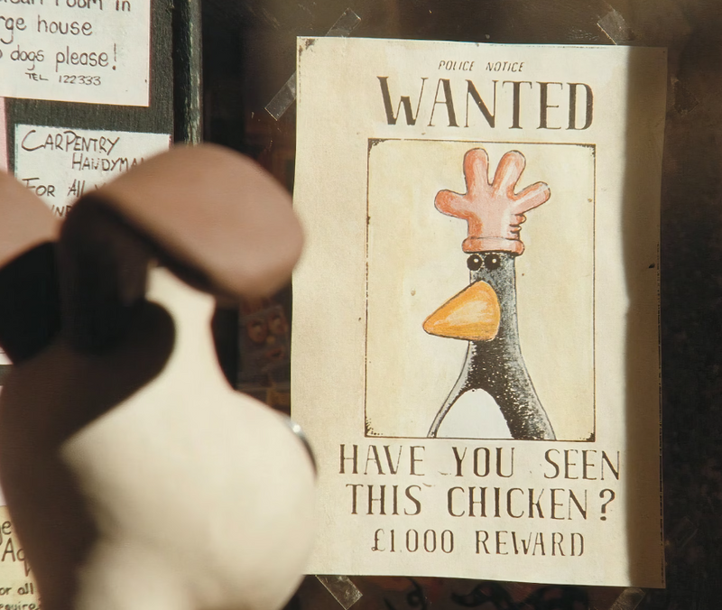 Feathers McGraw Wanted Poster | Wall