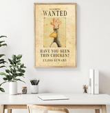 Feathers McGraw Wanted Poster | Wall