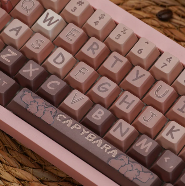 Capybaras daily lifer Cherry Profile Keycaps Set