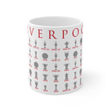 Liverpool Trophies Collection Mug - White