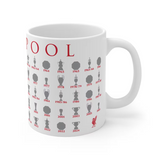 Liverpool Trophies Collection Mug - White