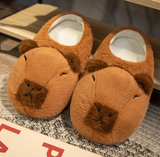 Women Plush Capybara Slippers