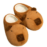 Women Plush Capybara Slippers