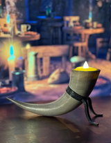 Enchant Your Space with a Skyrim-Inspired Goat Horn Candle