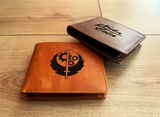 Fallout leather wallet, Gift for dad and boyfriend