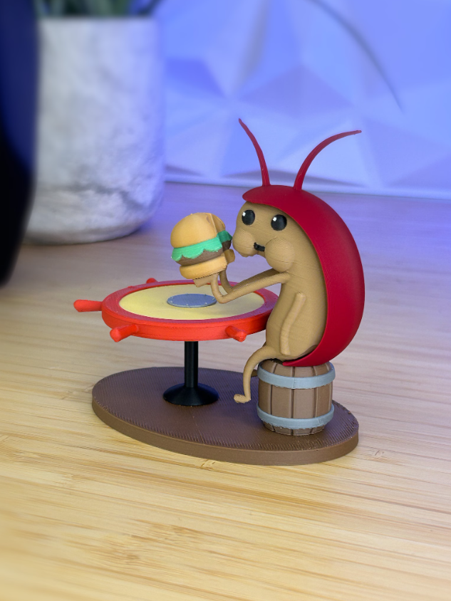 Cockroach Eating Burger